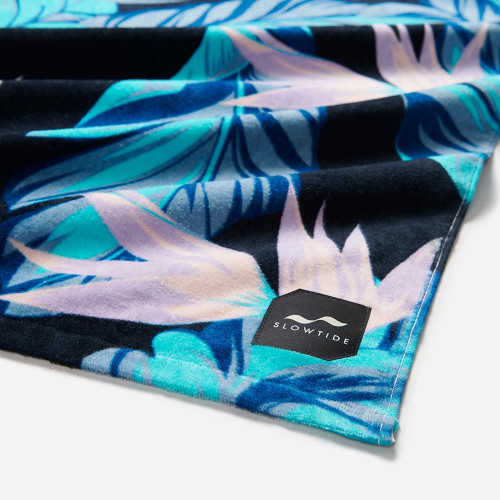 Slowtide Πετσέτα θαλάσσης Mauka - Black Towel 76 x 152 cm